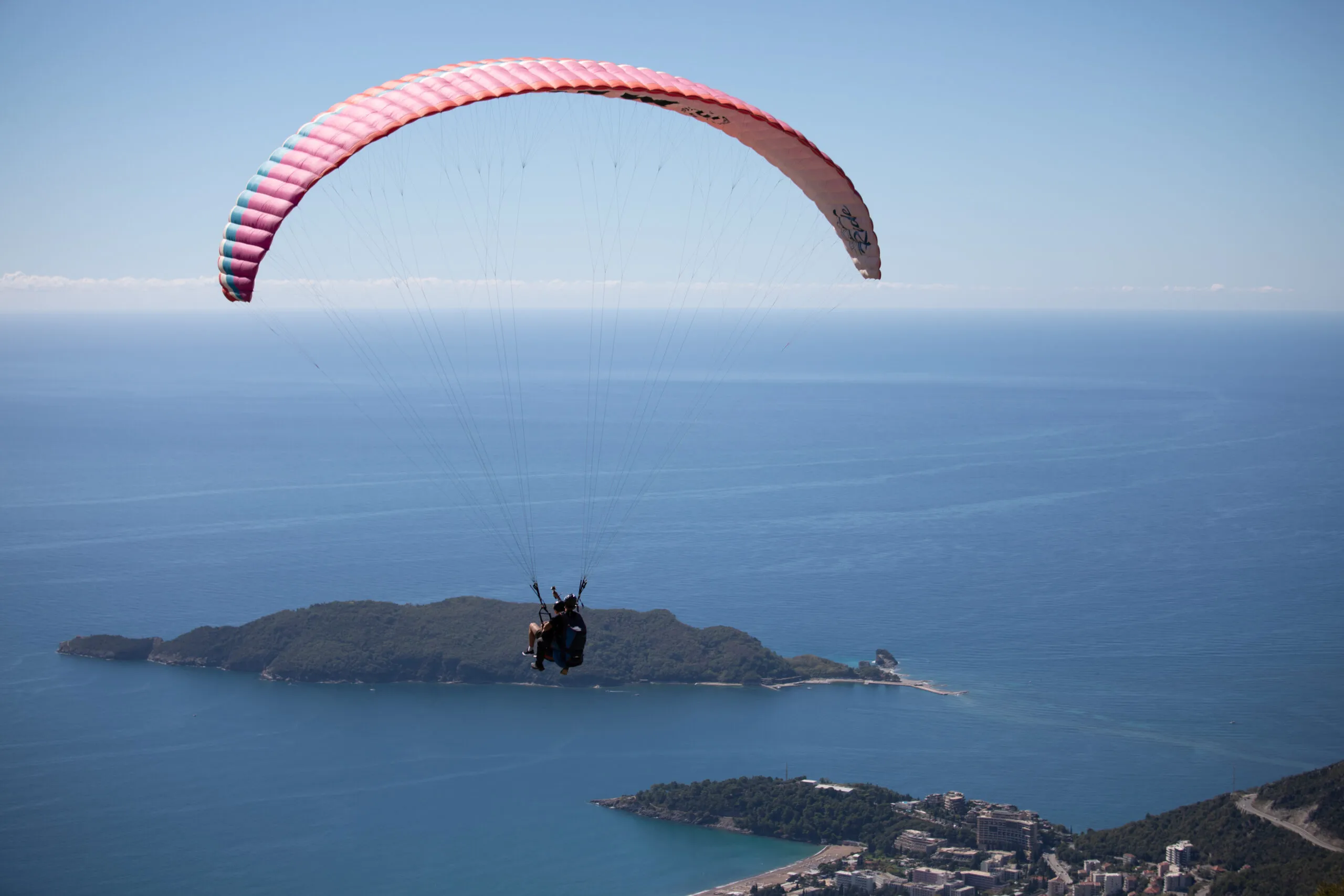 Budva paragliding